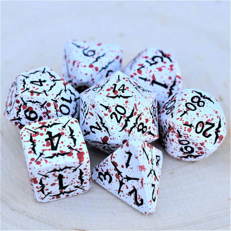 The Sword of Vlad - 7-set Metal Dice