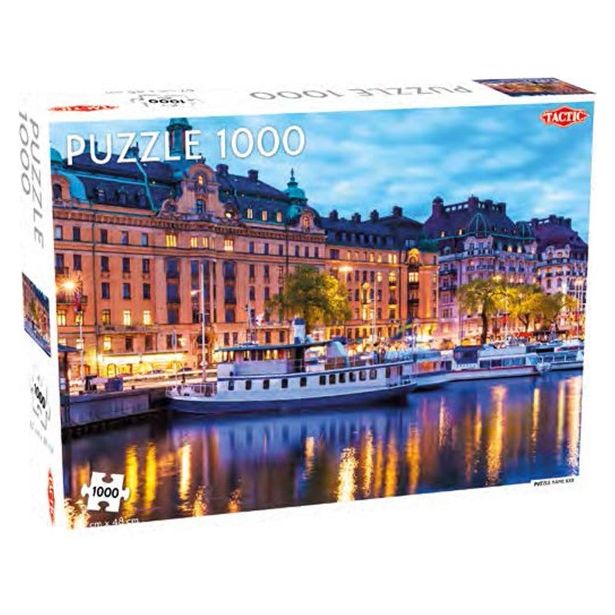 Puzzle: Stockholm Old Town Pier 1000pc