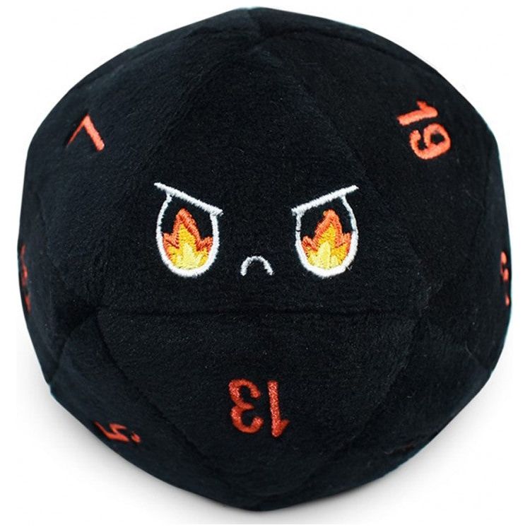 Non-Reversible D20 Plush: Rage Black