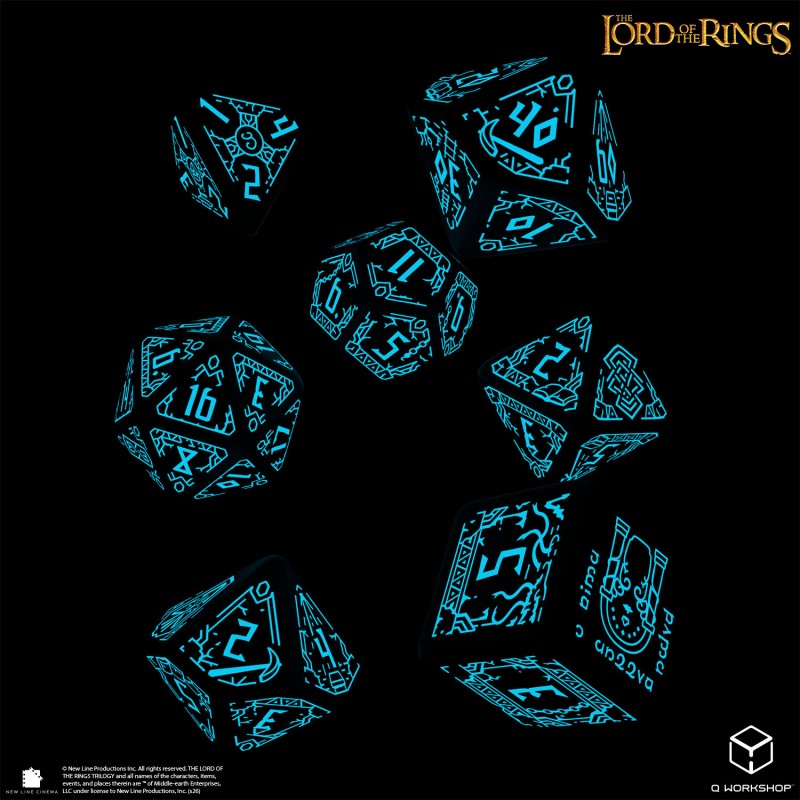 Lord of the Rings: Moria Set of 7 Polyhedral Dice