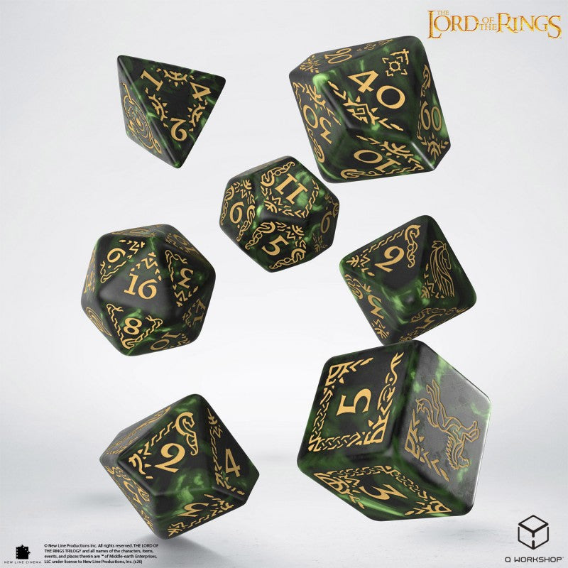 Lord of the Rings: Rohan Set of 7 Polyhedral Dice