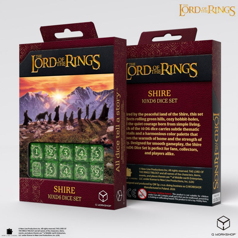 Lord of the Rings: The Shire D6 Set 10ct