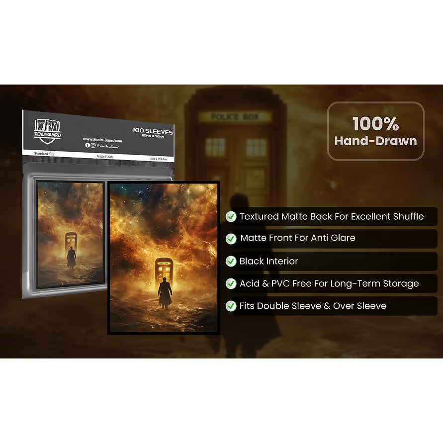 Realm Guard: Art Sleeves - Time Lord V2