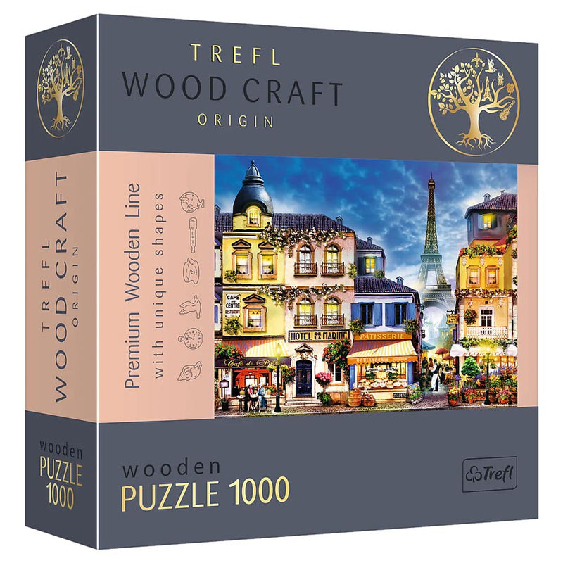 French Alley 1000pc Woodcraft Puzzle
