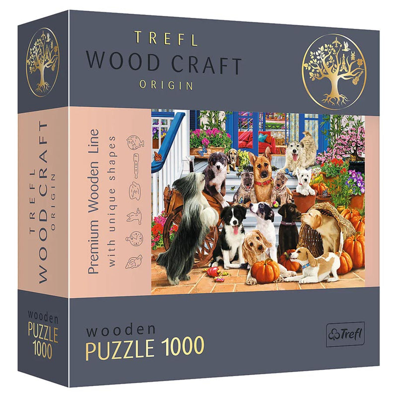 Doggy Friendship 1000pc Woodcraft Puzzle