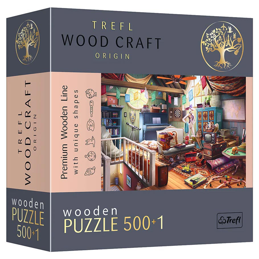 Treasures in the Attic 501pc Woodcraft Puzzle