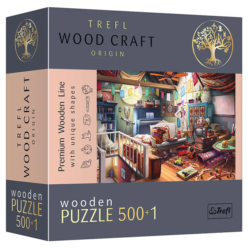 Treasures in the Attic 501pc Woodcraft Puzzle