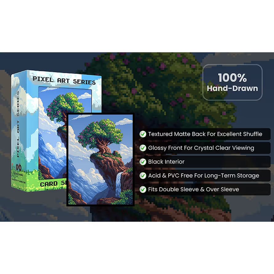 Realm Guard: Pixel Art Sleeves - Tree of Life