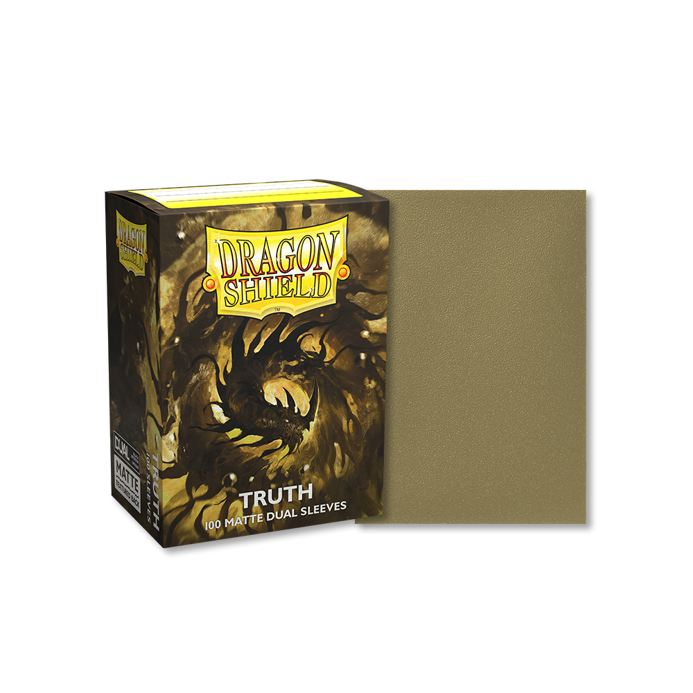 Dragon Shield Dual Sleeves 100ct: Truth Matte (damaged)