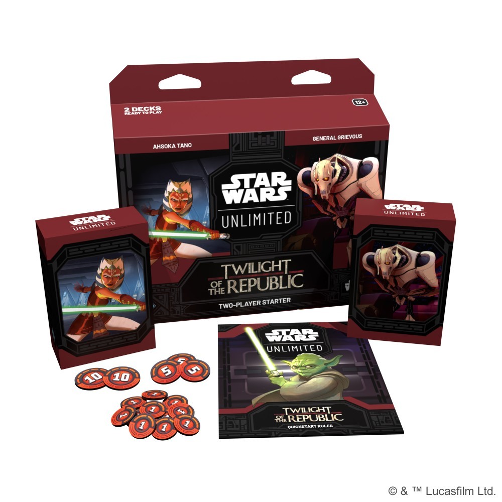 Star Wars Unlimited: Set 3 Twilight of the Republic Two-Player Starter Kit