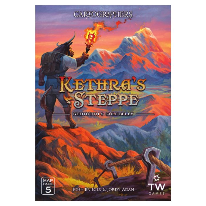 Cartographers: Map Pack 5: Kethra's Steppe - Redtooth and Goldbelly