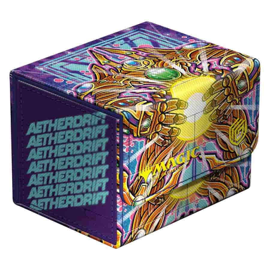 Magic The Gathering: Aetherdrift - Solar Gearhulk 100+ Sidewinder Xenoskin Deck Box