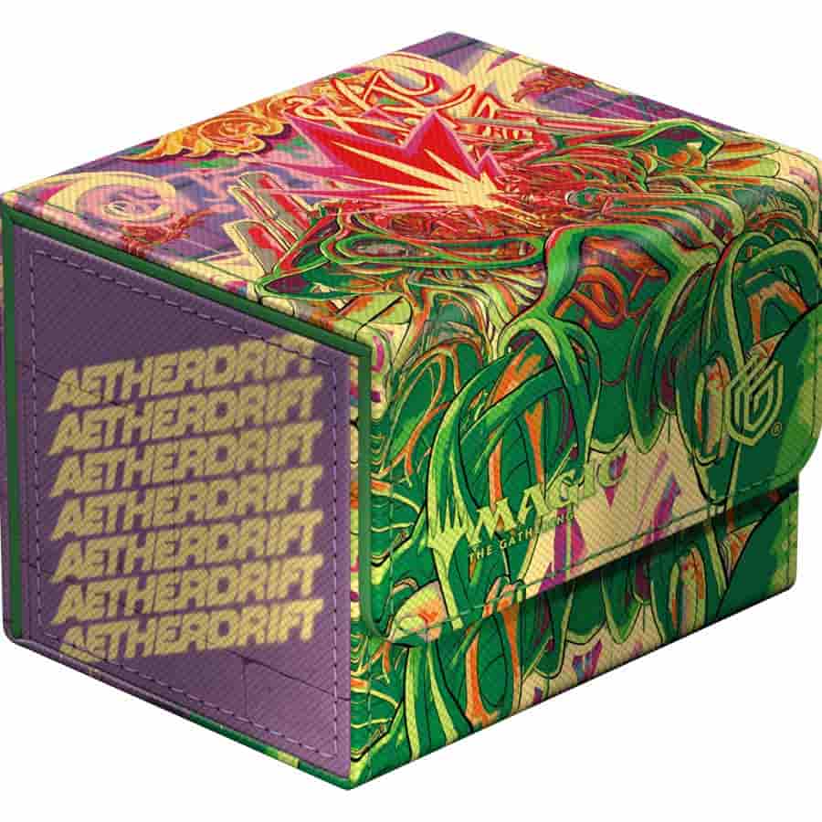 Magic The Gathering: Aetherdrift - Pyrewood Gearhulk 100+ Sidewinder Xenoskin Deck Box