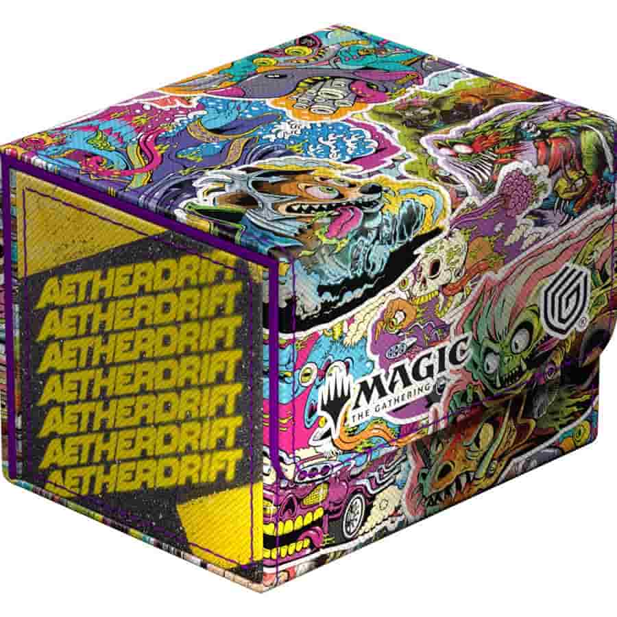 Magic The Gathering: Aetherdrift - Revved-Up Racers 100+ Sidewinder Xenoskin Deck Box