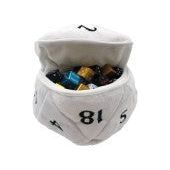 Dice Bag: d20 Plush: White