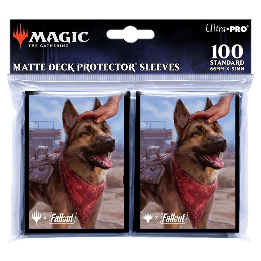 Magic The Gathering: Universes Beyond - Fallout 100ct Deck Protector Sleeves: Dogmeat, Ever Loyal