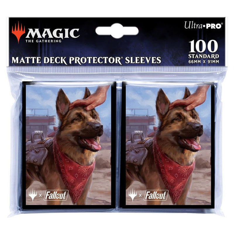 Magic The Gathering: Universes Beyond: Fallout 100ct Deck Protector Sleeves - Dogmeat, Ever Loyal (Pre-Order Restock)