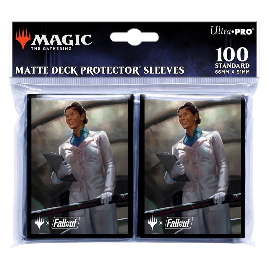 Magic The Gathering: Universes Beyond: Fallout 100ct Deck Protector Sleeves - Dr. Madison Li