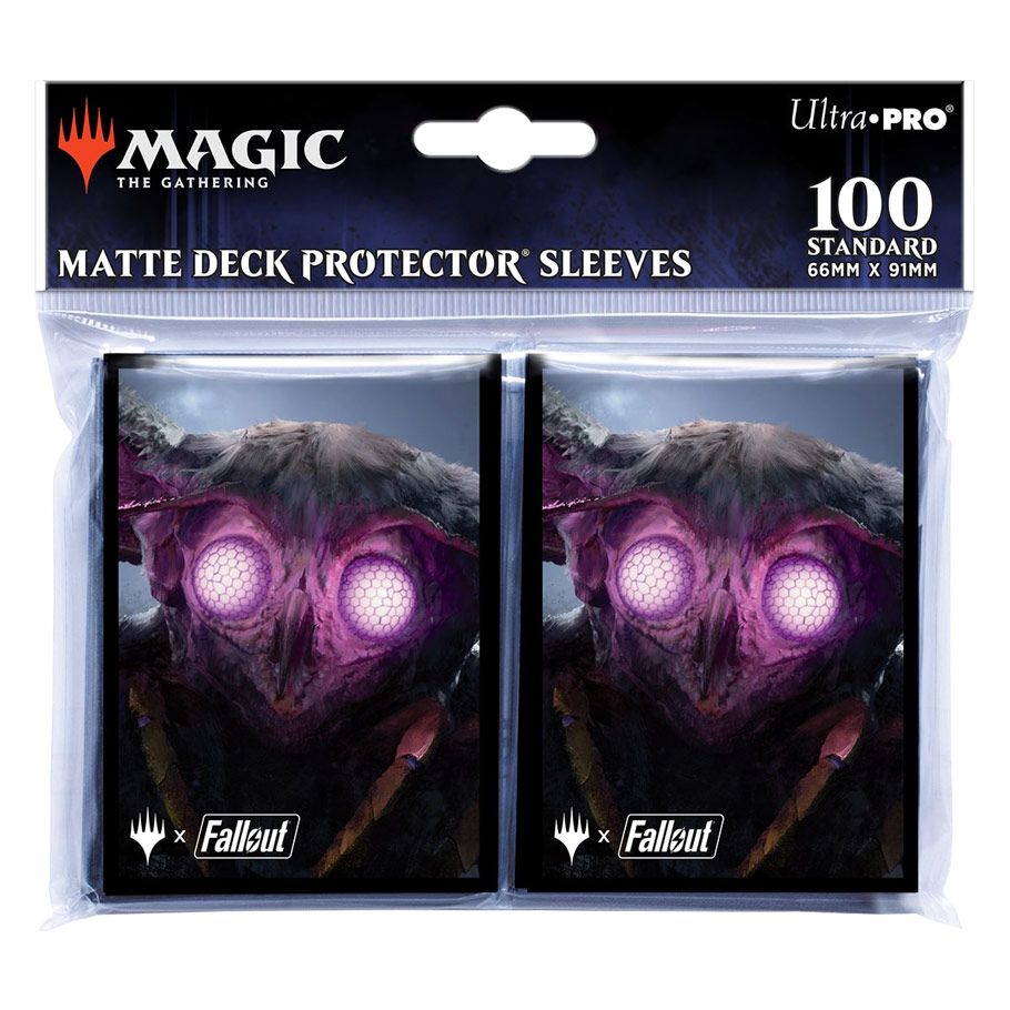 Magic The Gathering: Universes Beyond: Fallout 100ct Deck Protector Sleeves - The Wise Mothman