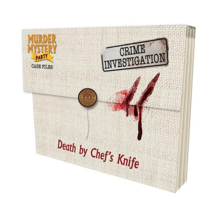 Murder Mystery Party Case Files: Death by Chef's Knife