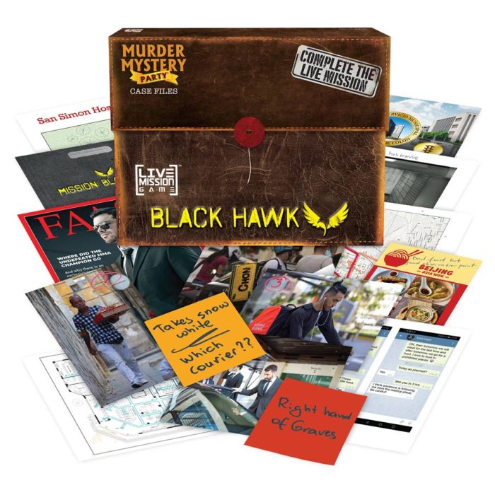 Murder Mystery Party Case Files: Mission Blackhawk