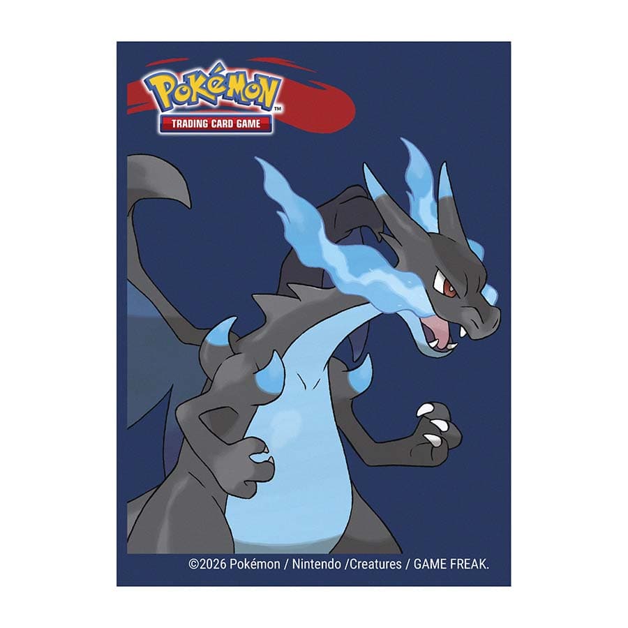 Pokemon: Mega Charizard X Sleeves 65ct (Pre-Order)