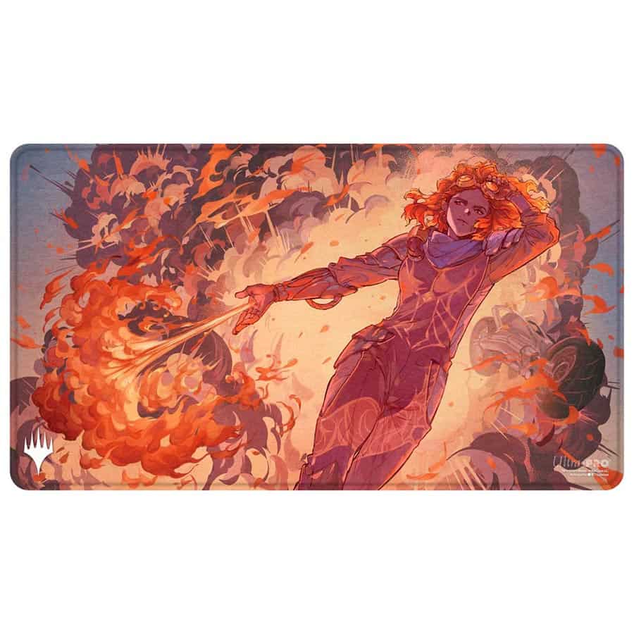 Magic The Gathering: Aetherdrift - Chandra's Ignition Black Stitched Playmat