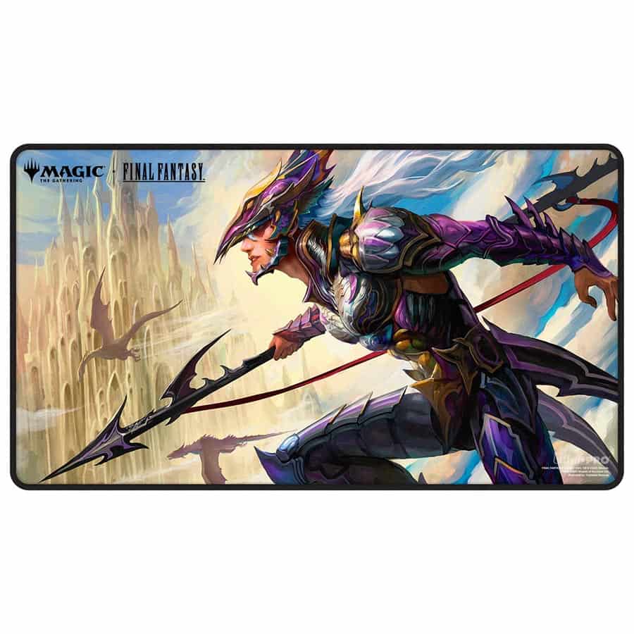 Magic The Gathering: Universes Beyond - Final Fantasy: [Premium X] Black Stitched Playmat