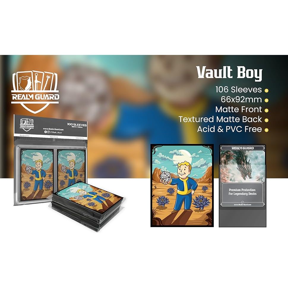 Realm Guard: Art Sleeves - Vault Boy