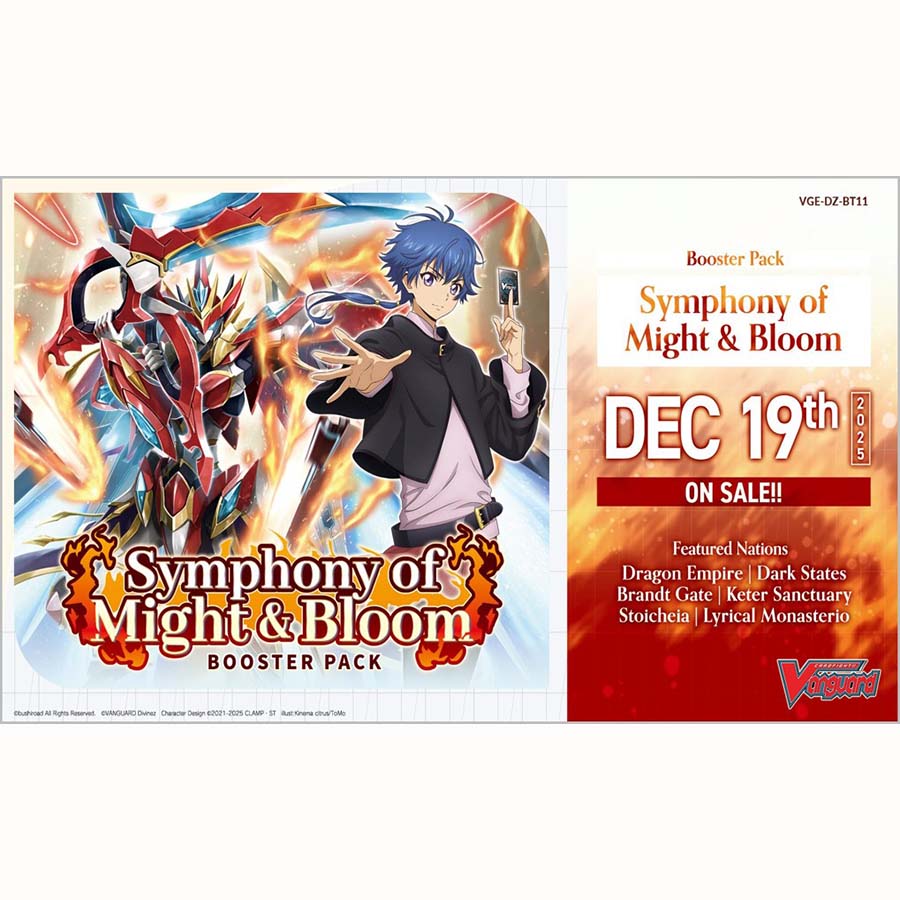 Cardfight!! Vanguard Divinez: Symphony of Might and Bloom Booster Box [BT11] (Pre-Order Expected Release: 12/19/2025)