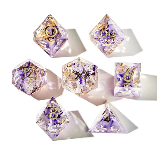 Wisteria Falls 7-Piece Polyhedral Dice Set