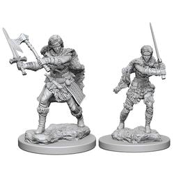 W01 Female Human Barbarian Miniatures