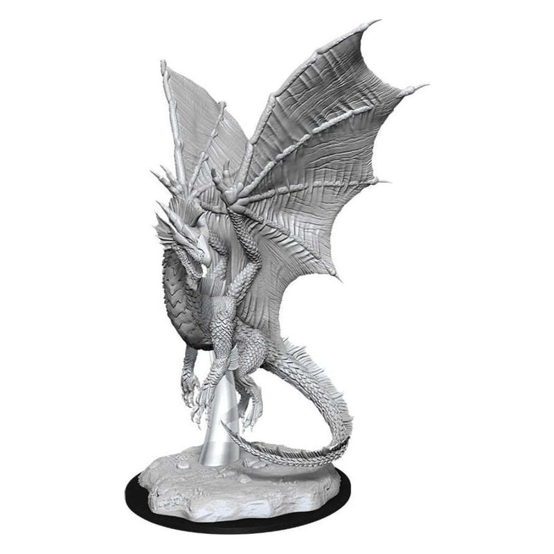Young Silver Dragon Miniature
