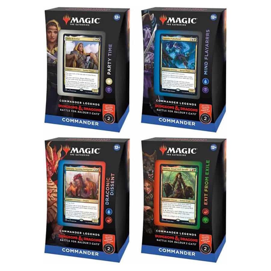 Magic The Gathering: Commander Legends: Battle for Baldur's Gate: Commander Deck Case