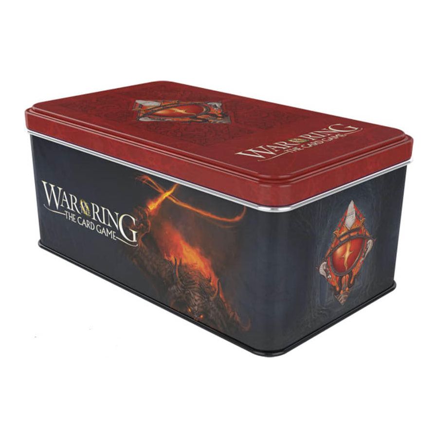 War of the Ring Card Game: Shadow Card Box and Sleeves - Balrog Version