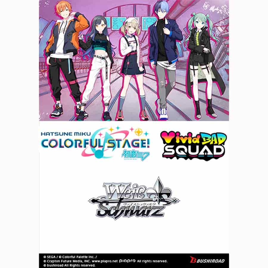 Weiss Schwarz TCG: Hatsune Miku Colorful Stage! Vivid Bad Squad Trail Deck