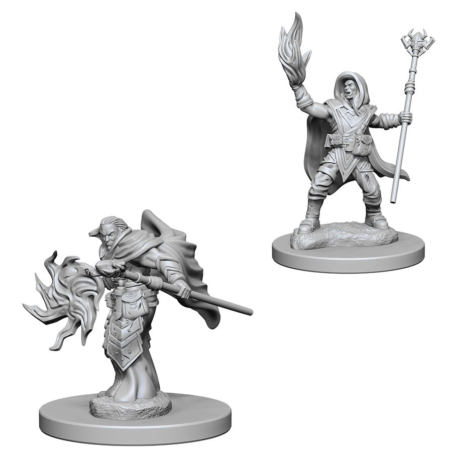 W02 Elf Male Wizard Miniatures