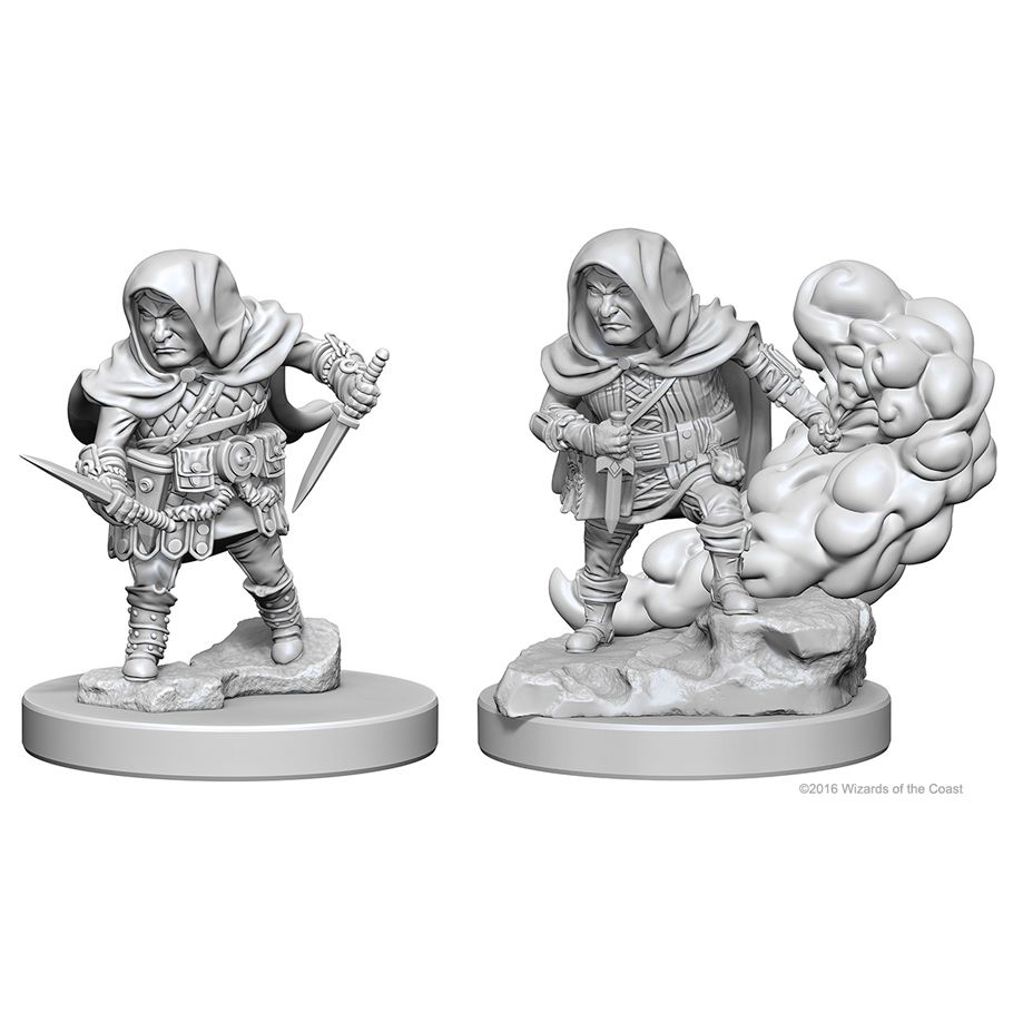 W01 Halfling Male Rogue Miniatures