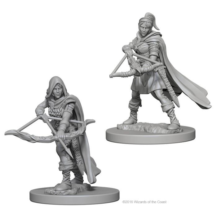 W01 Human Female Ranger Miniatures