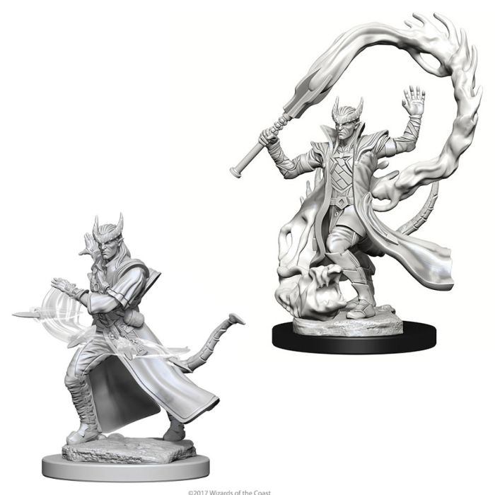 W04 Tiefling Male Sorcerer Miniatures