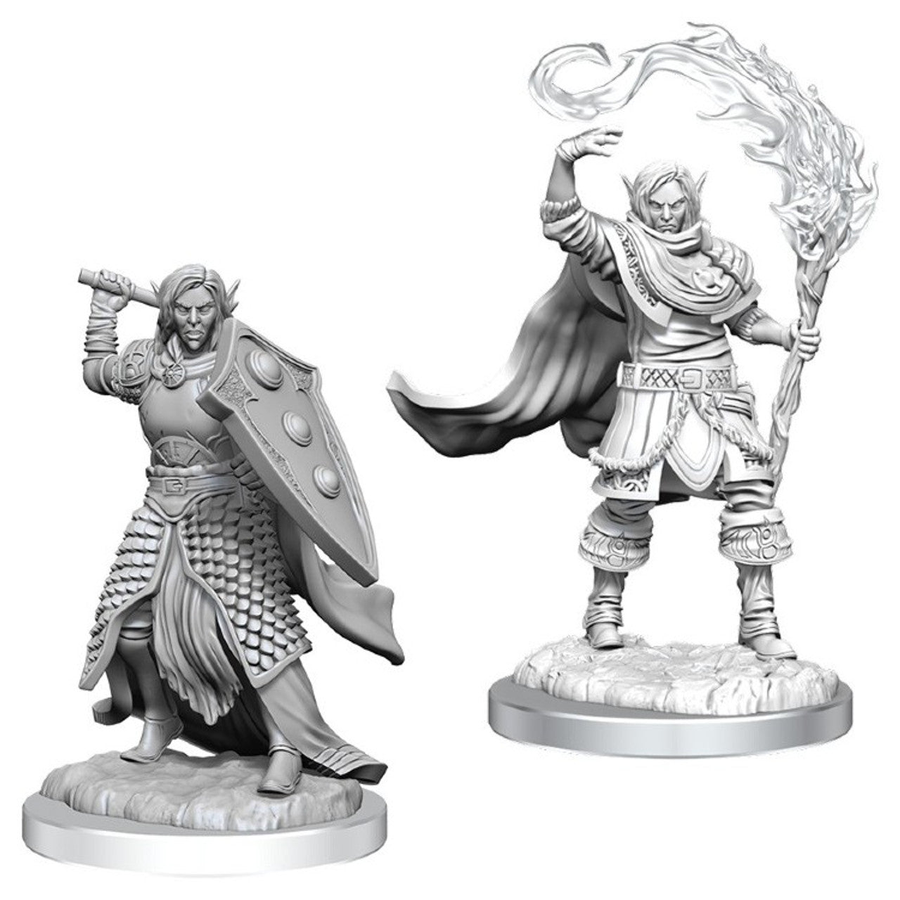 W16 Elf Cleric Male Miniatures