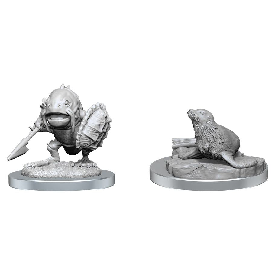 W20 Locathah & Seal Miniatures