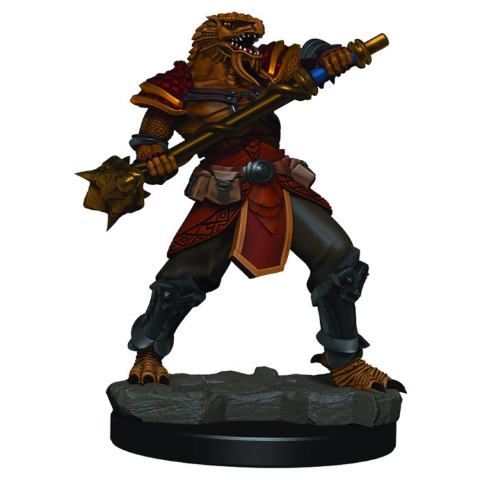 W03 Male Dragonborn Fighter Premium Miniature