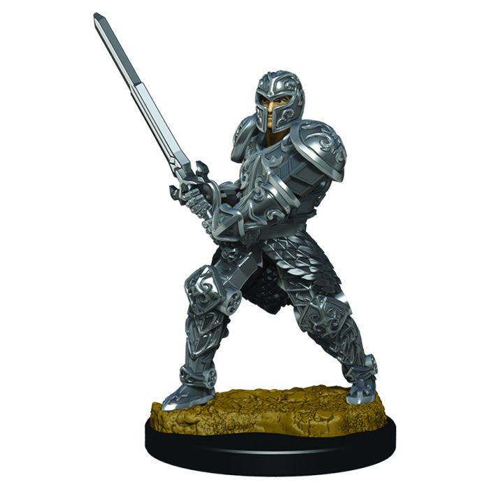 W03 Male Human Fighter Premium Miniature