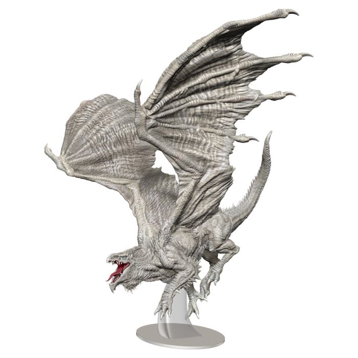 Icons of the Realms: Adult White Dragon Premium Miniature