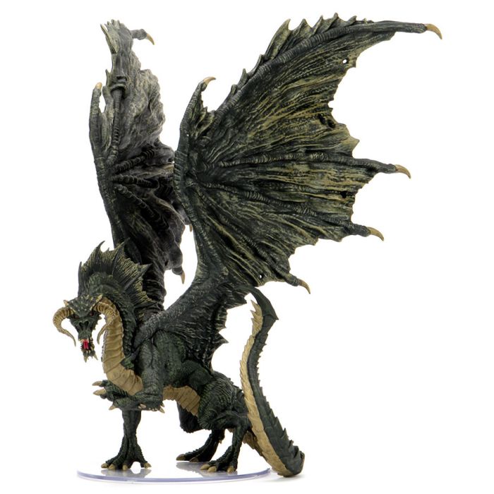 Icons of the Realms: Adult Black Dragon Premium Miniature