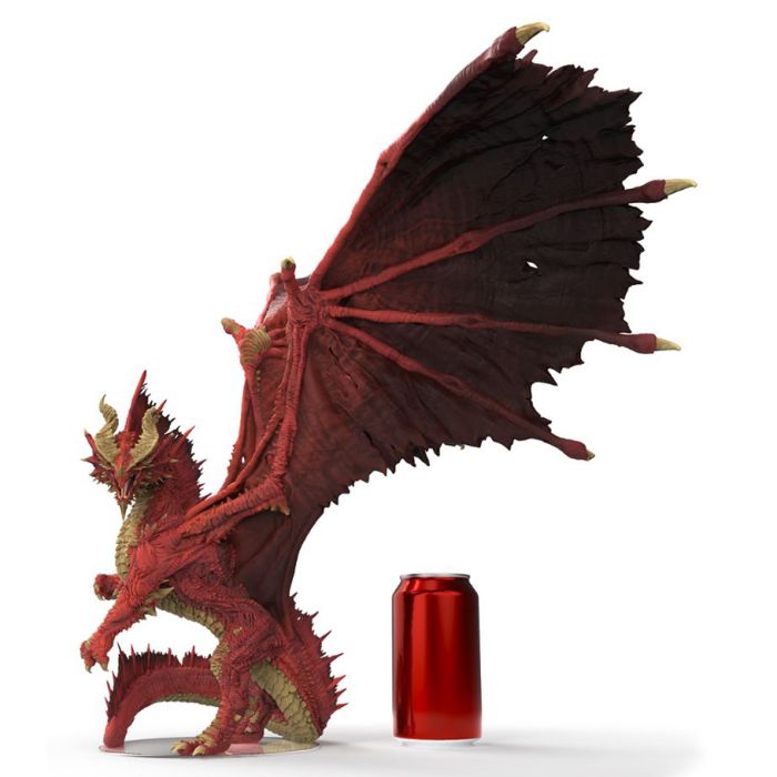 Icons of the Realms: Balagos, Ancient Red Dragon Gargantuan Miniature