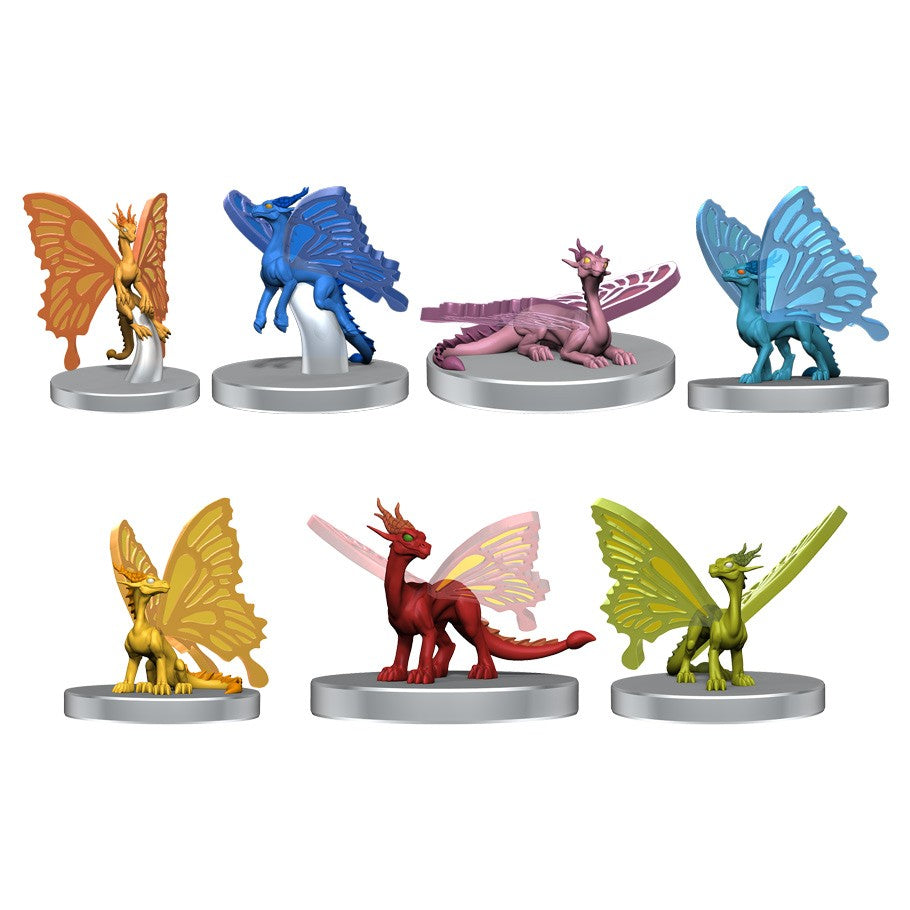 Icons of the Realms: Pride of Faerie Dragons Miniatures