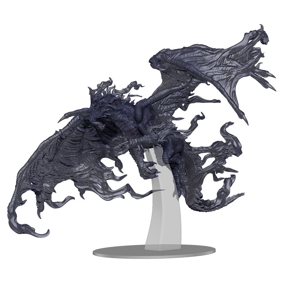 Icons of the Realms: Adult Blue Shadow Dragon Miniature