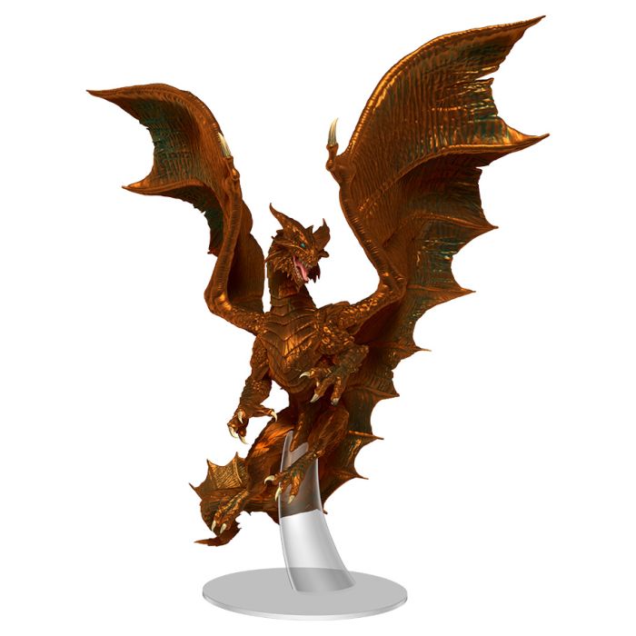 Icons of the Realms: Adult Copper Dragon Premium Miniature